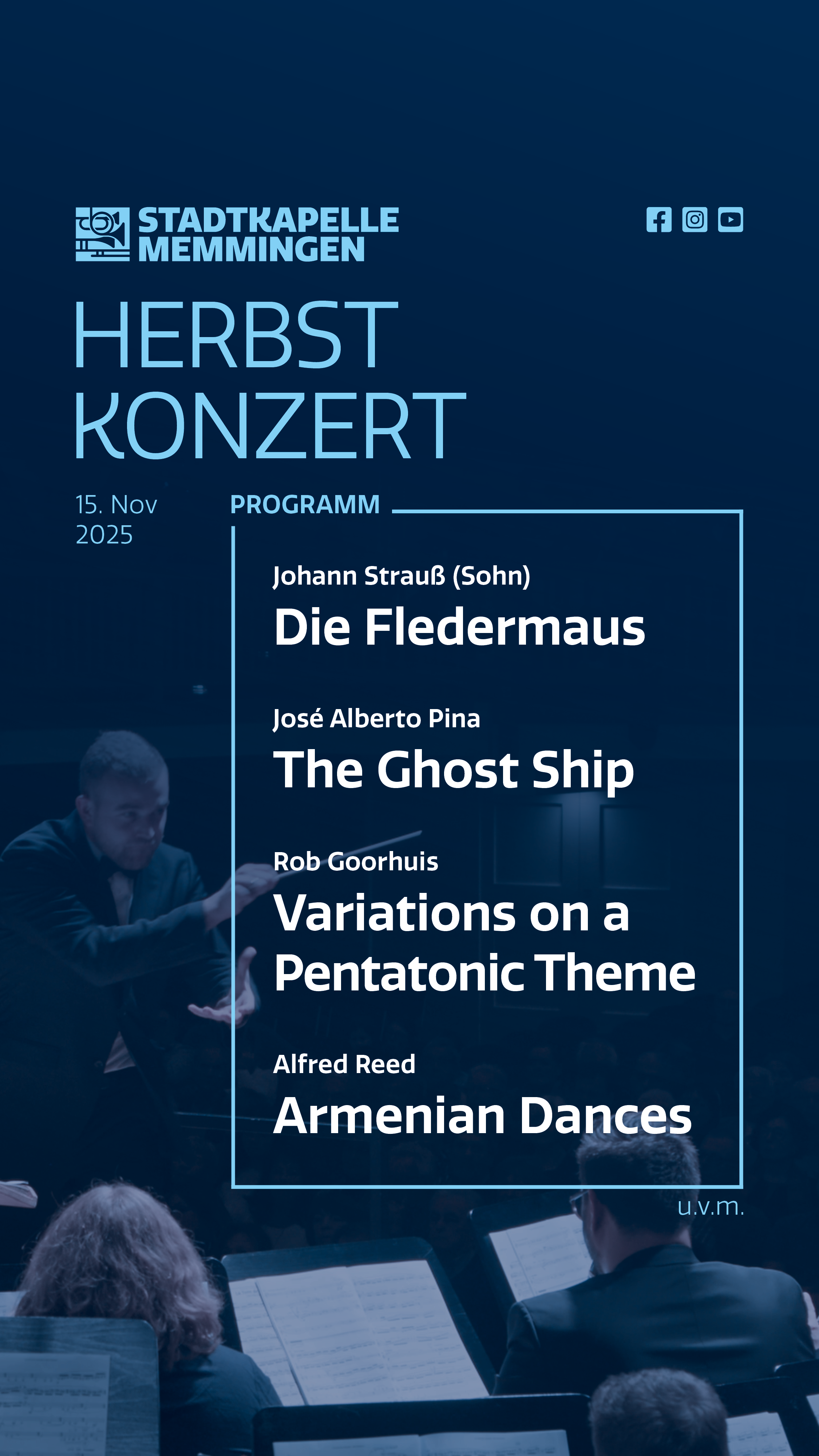 Verstärkung gesucht · Konzert, Instagram Story